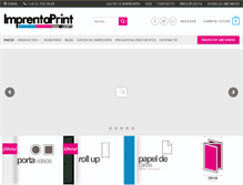 Tablet Screenshot of imprentaprint.com